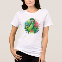Mental Health Awareness Ribbon Tri-Blend Shirt