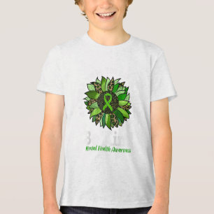 Mental Health Awareness-Shirt: Kind Sonnenblumen G Tri-Blend Shirt