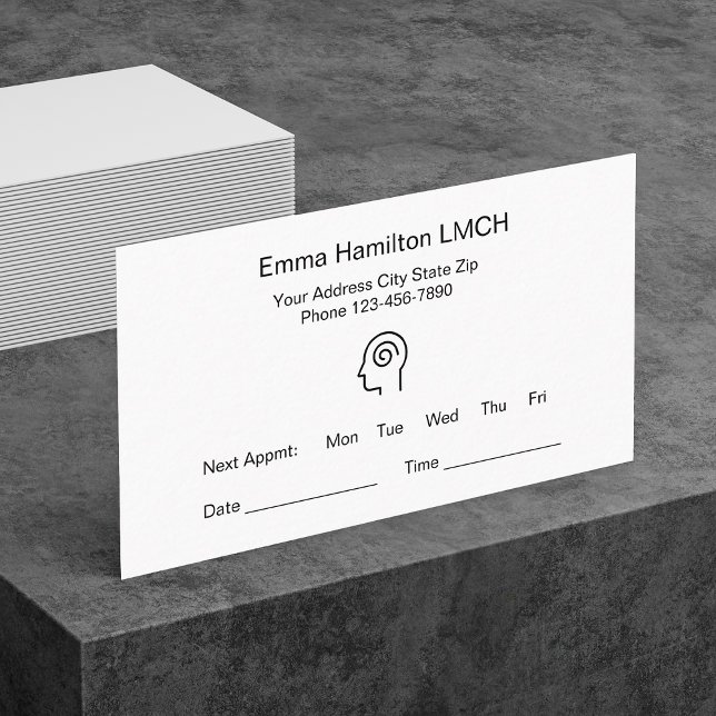 Mental Health Counselor Office Appointment Cards Terminkarte (Von Creator hochgeladen)