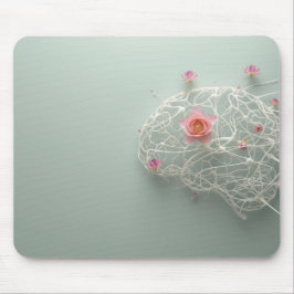Mental Health Growth Art Notebook Mousepad