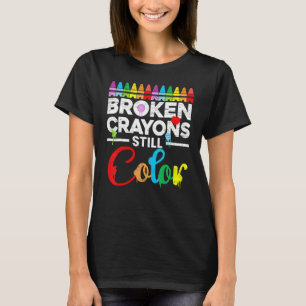 Mental Health Motivation Sprichwort gebrochen Cray T-Shirt