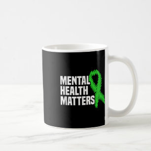 Mental Health S Green Ribbon Mental Health Awarene Kaffeetasse