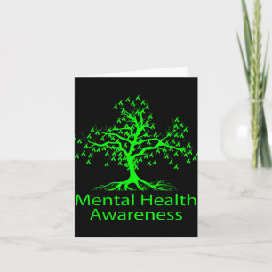 Mental Health S Green Ribbon Mental Health Awarene Karte