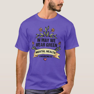 Mental Health Shirt Mental Health Hemd wir tragen 