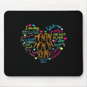 Mental Health Squad Bewusstsein für psychische Ges Mousepad