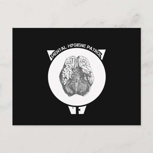 Mental Hygiene Patrol Postkarte (Vorderseite)