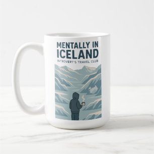 Mental in Island Introvertierte Tasse