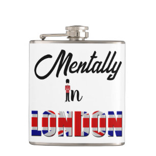 Mental in London Flask Flachmann