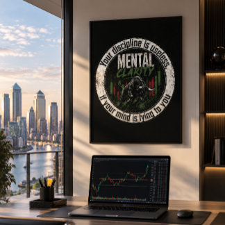 Mentale Klarheit statt Geistesspiele Bull Trader D Poster