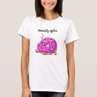 Mentally Offline Grafik T-Shirt