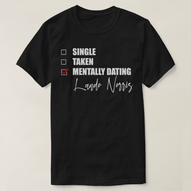 Mentally Verabreden Lando Norris T-Shirt (Design vorne)