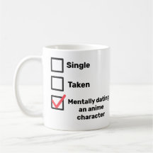 Mentally verabredete eine Animzeichensymbole-Tasse