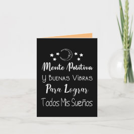 Mente positiva y buenas vibrias karte