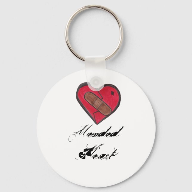 Mented Heart Schlüsselanhänger (Vorderseite)