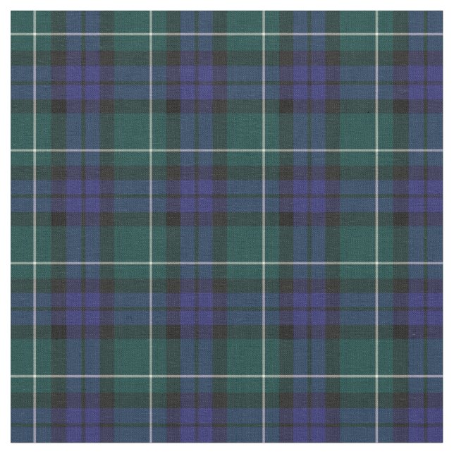 Menteith Scotland District Tartan Stoff (Nahaufnahme)