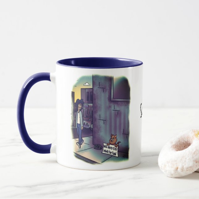 Mention de chats Combo Mug (Avec donut)