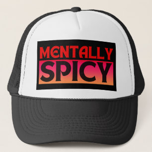 MENTLICH SPICY QUOTES TYPOGRAPHIE TRUCKERKAPPE