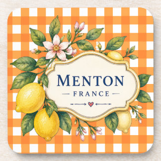Menton Lemon Cote d Azur coasters Getränkeuntersetzer