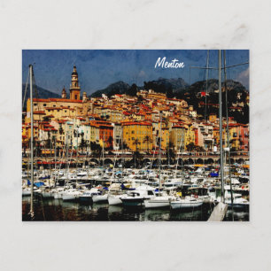 Menton, Provence Postkarte