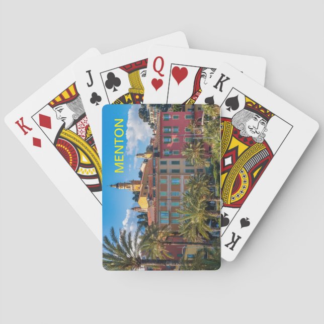 Menton Spielkarten (Rückseite)