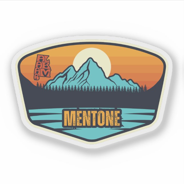 Mentone, Alabama Aufkleber (Vorderseite)