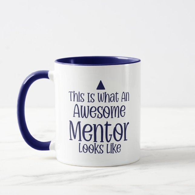 Mentor Appreciation Mug – Personalized Gift Tasse (Links)