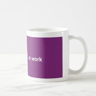 Mentor bei der Arbeit Kaffeetasse