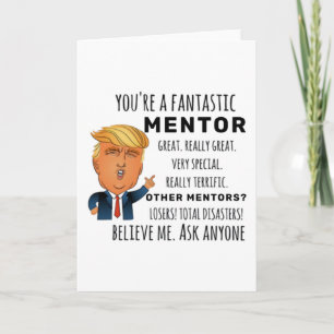 Mentor Best Geschenk Karte