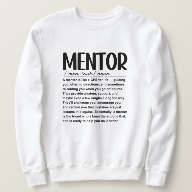 Mentor Sweatshirt (Design vorne)