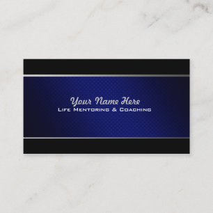 Mentoring und coachte Geschäfts-Karten Visitenkarte