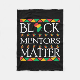 Mentors der schwarzen Geschichte Problem Afrikanis Fleecedecke