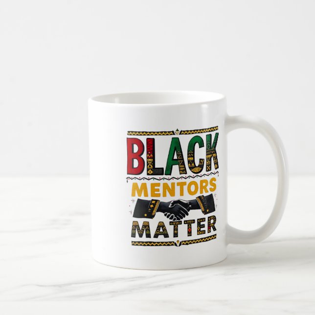 Mentors der schwarzen Geschichte Problem Afrikanis Kaffeetasse (Rechts)