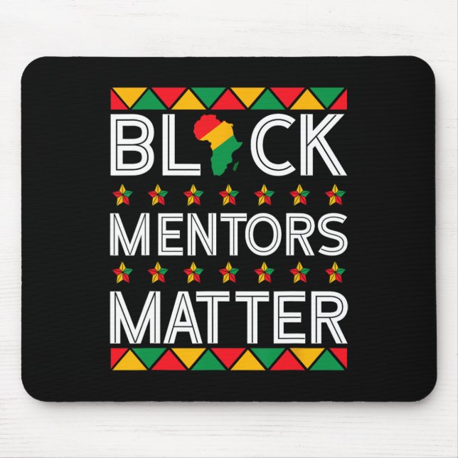 Mentors der schwarzen Geschichte Problem Afrikanis Mousepad (Vorne)