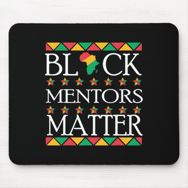 Mentors der schwarzen Geschichte Problem Afrikanis Mousepad (Vorne)