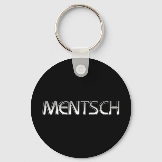 Mentsch Schlüsselanhänger (Vorderseite)