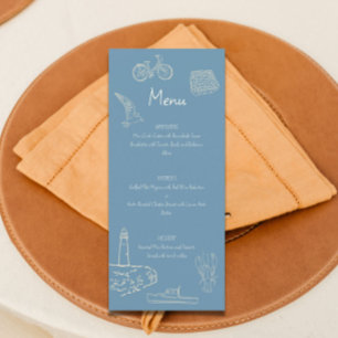 Menu à thème Cape Cod