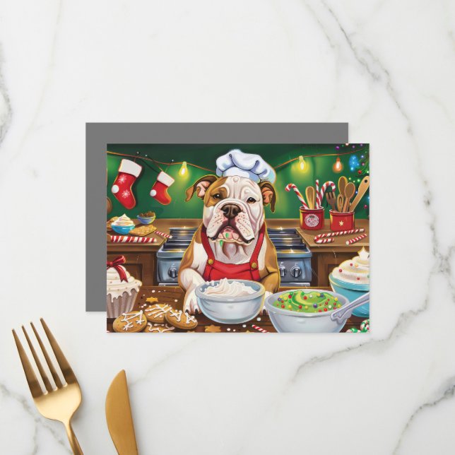 Menu American Bulldog Holiday Baking : Noël festif (Devant/Arrière en situation)