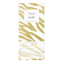 Menü "Anpassbare Beauty Services"