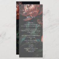 Art romantique foncé Mariage floral