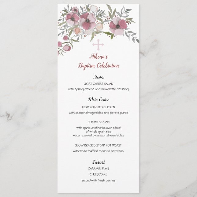 Menu Athéna (Devant)