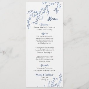 Menu Baptême Cosmos