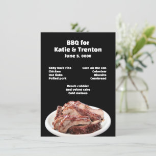 Menu Barbecue pour bébé côtes arrière