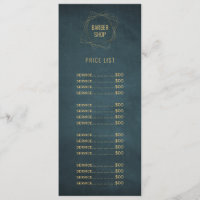 Barbershop élégant or vintage et services navals