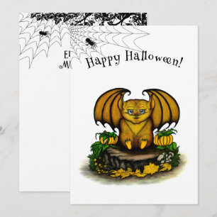 Menu Bat d'Halloween mignonne