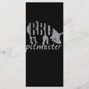 Menu BBQ BBQ Pitmaster Pig Grill Fars Day