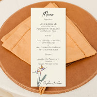 Birds of Paradise pour Mariage Aquarelle design