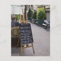 Menu Board of Bistro