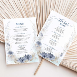 Menu Boho Chic Beach Destination Hampton Mariage