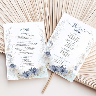 Menu Boho Chic Beach Destination Hampton Mariage