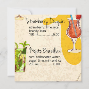 Menu Boissons